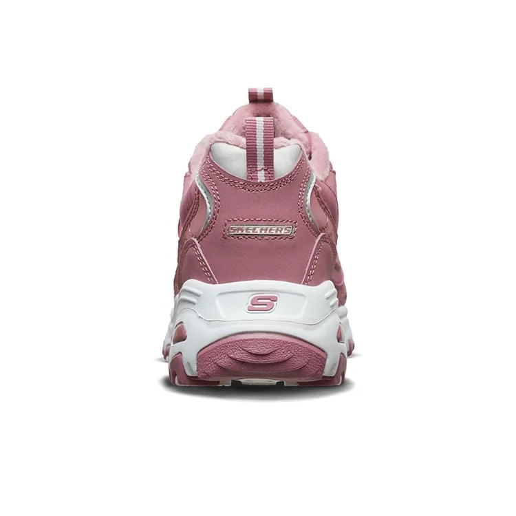 Skechers D Lites 1.0 Low Top Running Shoes Pink Women's-3