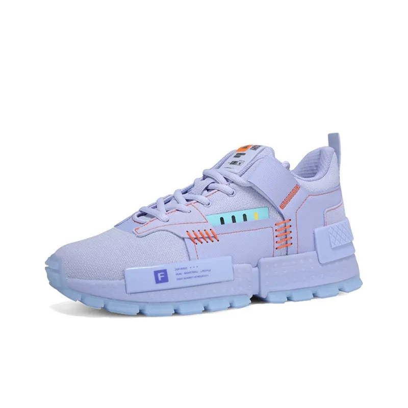 PEAK Basketball Culture Cushioning Wear Resistant Low Top Sports Casual Shoes Women's Psychedelic Purple-1