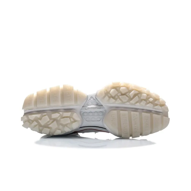 LiNing CF Mouse Bite Sky Open Cushioning Anti Slip And Wear Resistant High Top Sports Casual Shoes Men's White-3