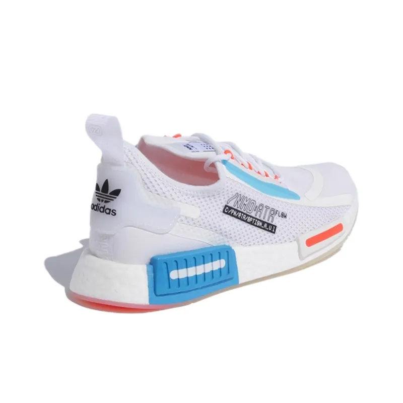 Adidas Nmd R1 Spectoo White Shock Blue-3