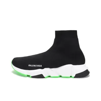 Balenciaga Speed Sock like Design Sneakers Black/Green