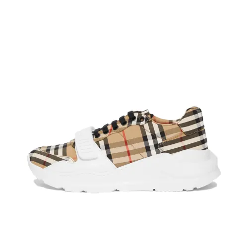 Burberry Vintage Check Cotton Archive Sneakers Beige