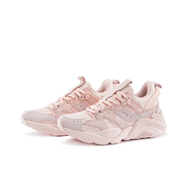 Saucony Gram 9000 Winter Cushioning Anti Slip Wear Resistant Breathability Low Top Casual Shoes Women's Pink Standard M-2