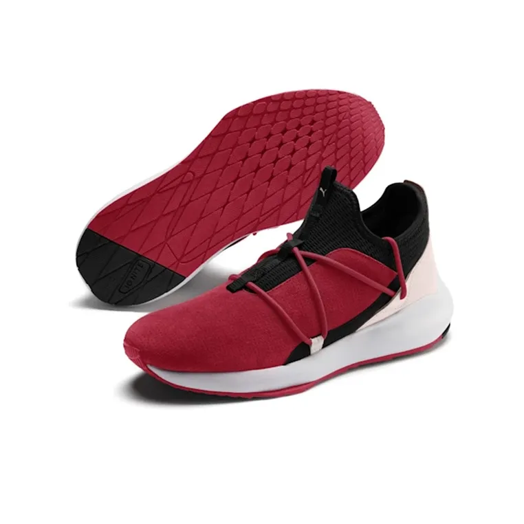PUMA Scuderia Ferrari Evo Cat Ii Suede 'Black Red'-2