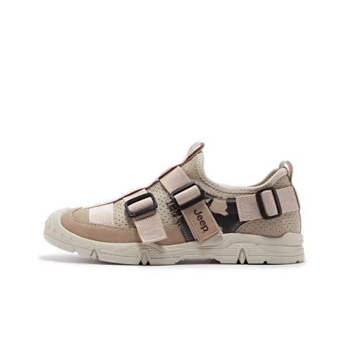 Jeep Abrasion Resistant Lightweight Breathable Quick Dry Slip Resistant Low Top Casual Shoes Men's Sand