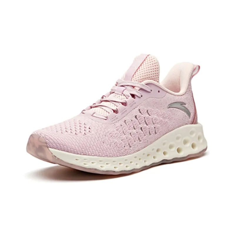 ANTA Casual Shoes Women's Low-Top Pink Purple Red/Ivory White/Pearl Pink-2