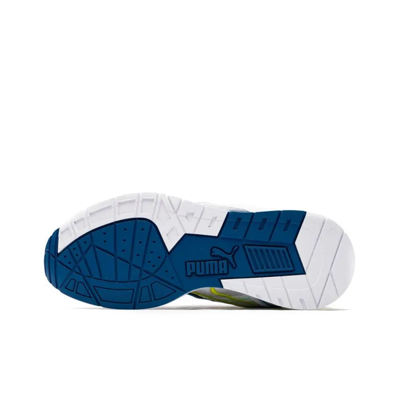 PUMA Mirage Casual Shoes Men Low Top White/Blue/Yellow-4