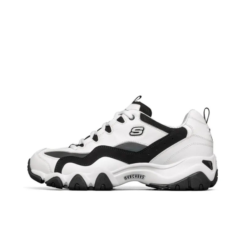 Skechers D Lites 2.0 Running Shoes White/Black/Grey-0