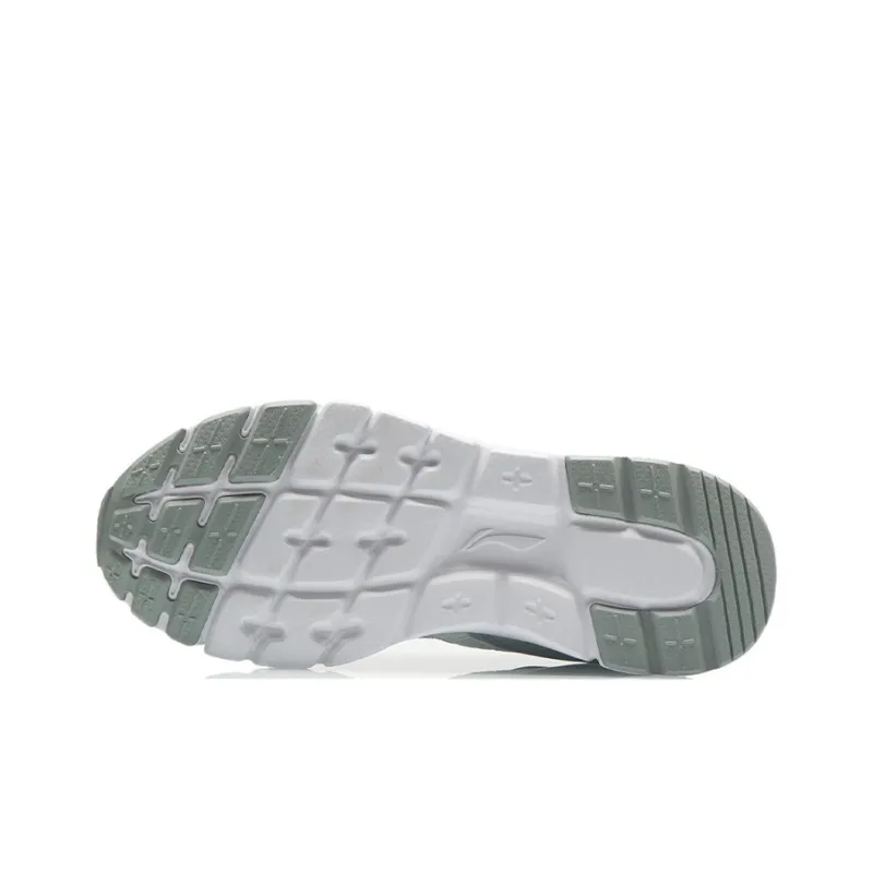 LiNing Mafia Breathable Cushioning Low Top Sports Casual Shoes Women's White Gray-5