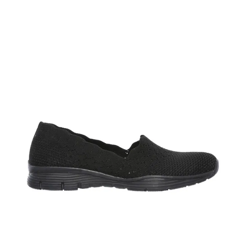 Skechers Modern Comfort Slip on Shoes 'Triple Black' Women's-1