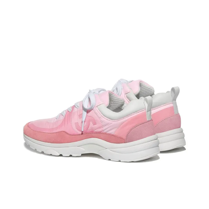 CHANEL Women's Suede Calfskin Sneaker 'Pale Pink' Women's-2