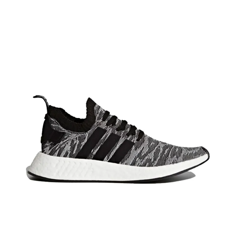 Adidas Nmd R2 Black White Future Harvest-1