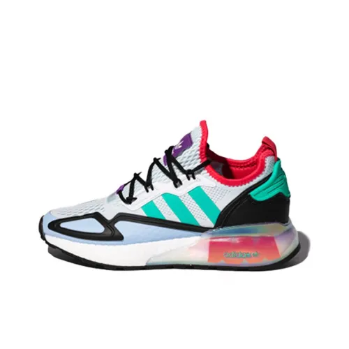 Adidas Originals ZX 2K Boost Casual Shoes Women's Low-Top Purple/Green/White/Red/Black/Blue