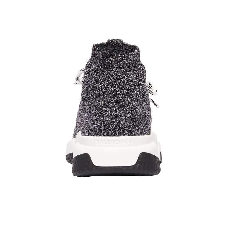 Balenciaga Speed Lace Up Trainer 'Noir Blanc'-4