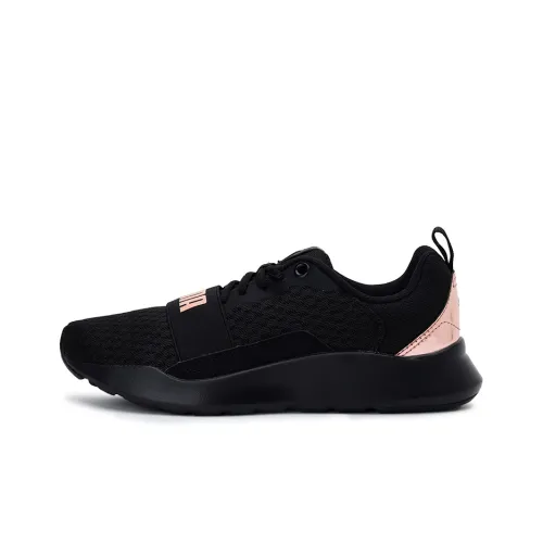 PUMA Wired Casual Shoes Women's Low-Top Black/Pink