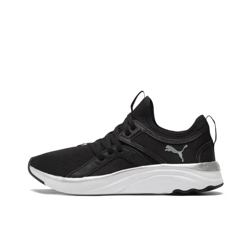 PUMA Softride Casual Shoes Women's Low-Top Black/White