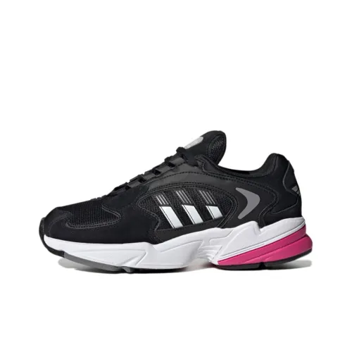 Adidas Originals Falcon Casual Shoes Women's Low-Top Black/White/Pink/Gray