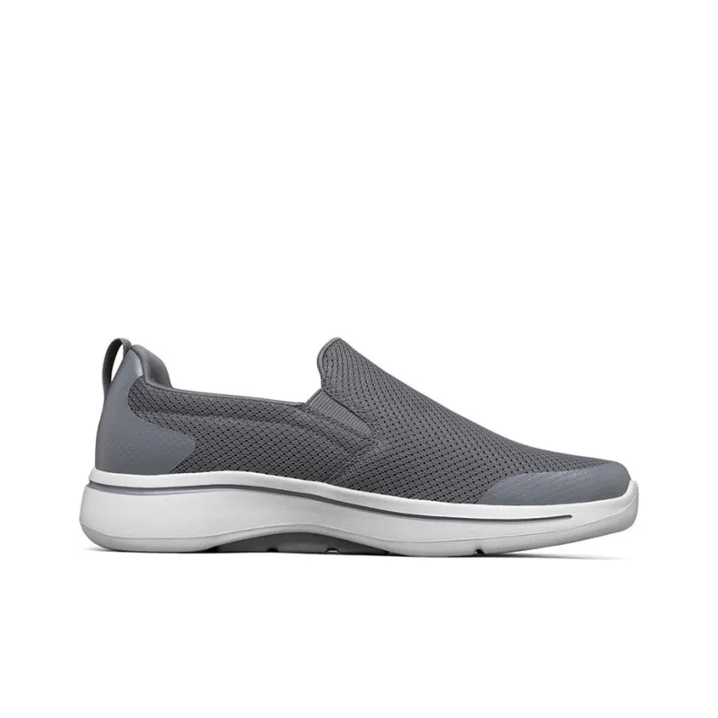 Skechers Go Walk Arch Fit Low Top Running Shoes Grey-1