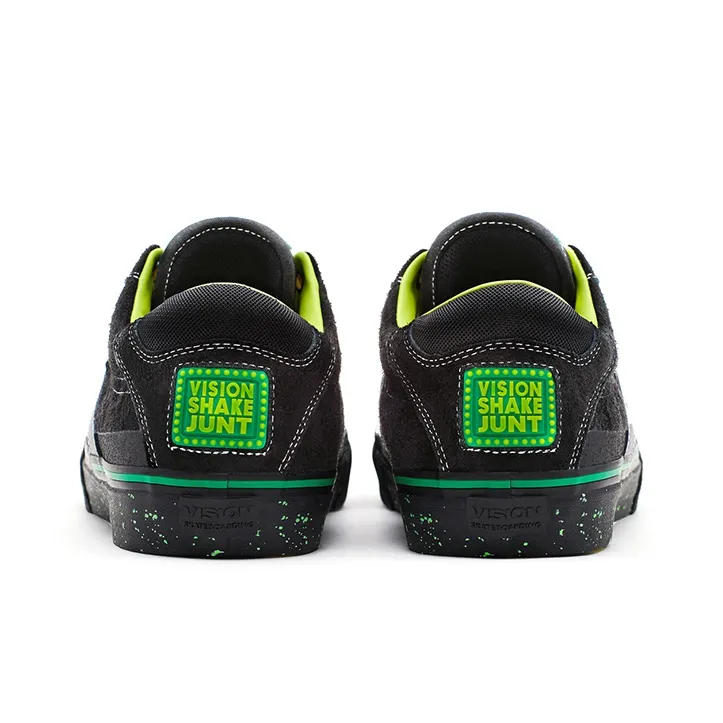 SHAKE JUNT x Vision Street Wear Low-Top Skateboard Shoes Unisex Black Green-5