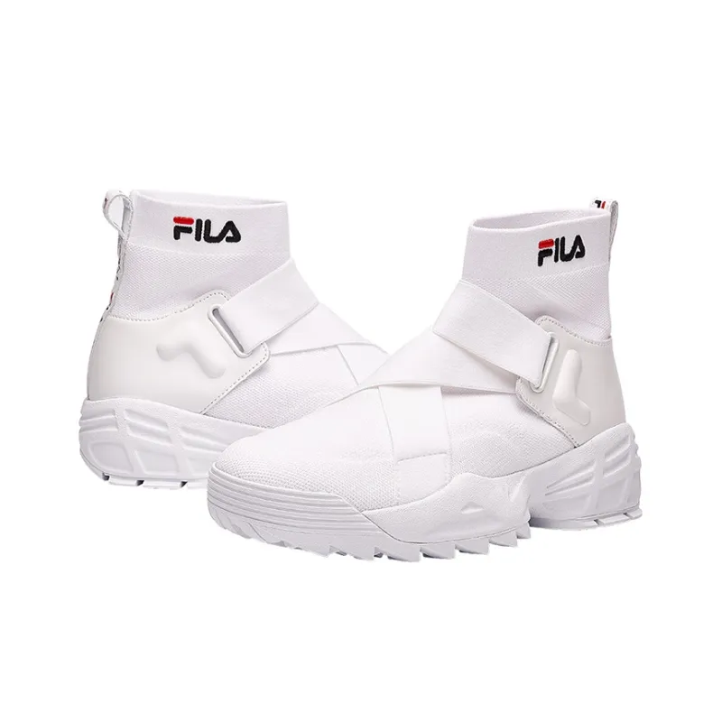 FILA Disruptor High Casual Shoes Women's High-Top White-2