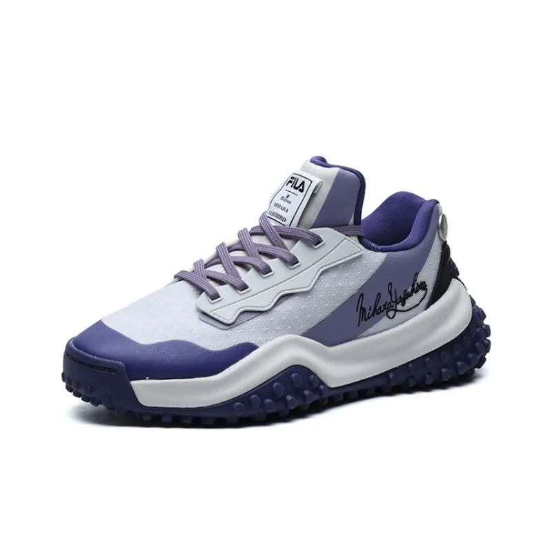 MIHARA YASUHIRO x FILA FM9 Cushioning Anti-Slip Wear-Resistant Breathability Low-Top Casual Shoes Women's Light Lilac-1