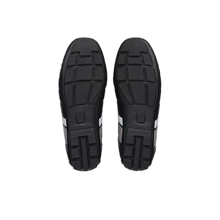 PRADA Shock Absorbers Slip Resistant, Abrasion Resistant, Breathable Low Top Casual Shoes Men's Black-4