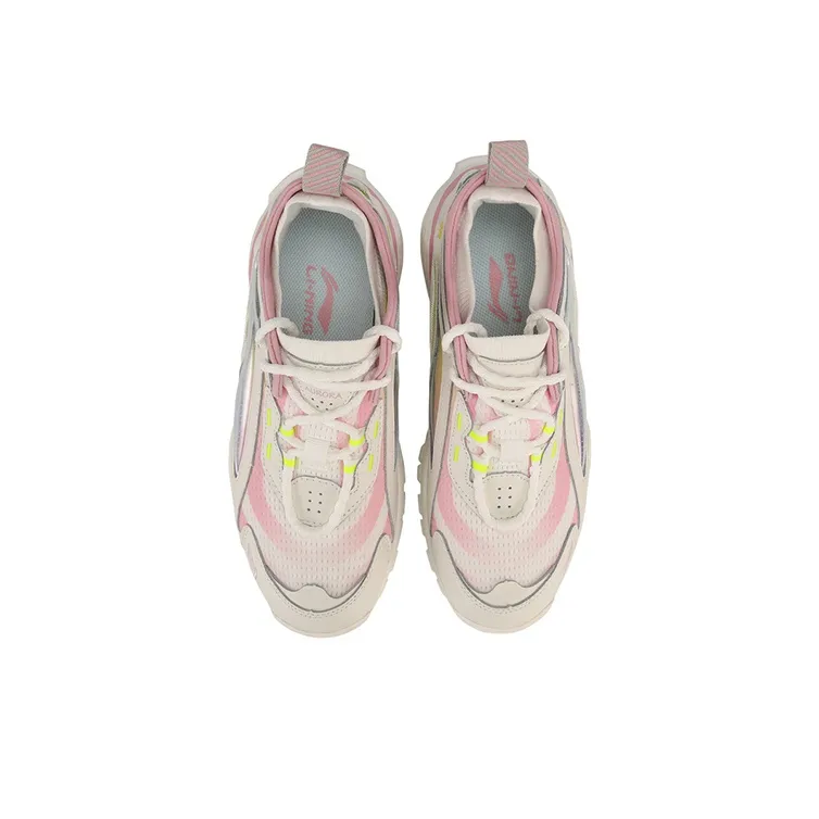 LiNing Aurora Skywalk Casual Shoes Women's Low Top White/Pink-1