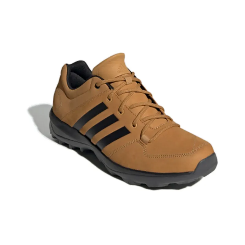 Adidas Daroga Plus Lea Slip-Resistant Low-Top Casual Shoes Men's Brown Black-2