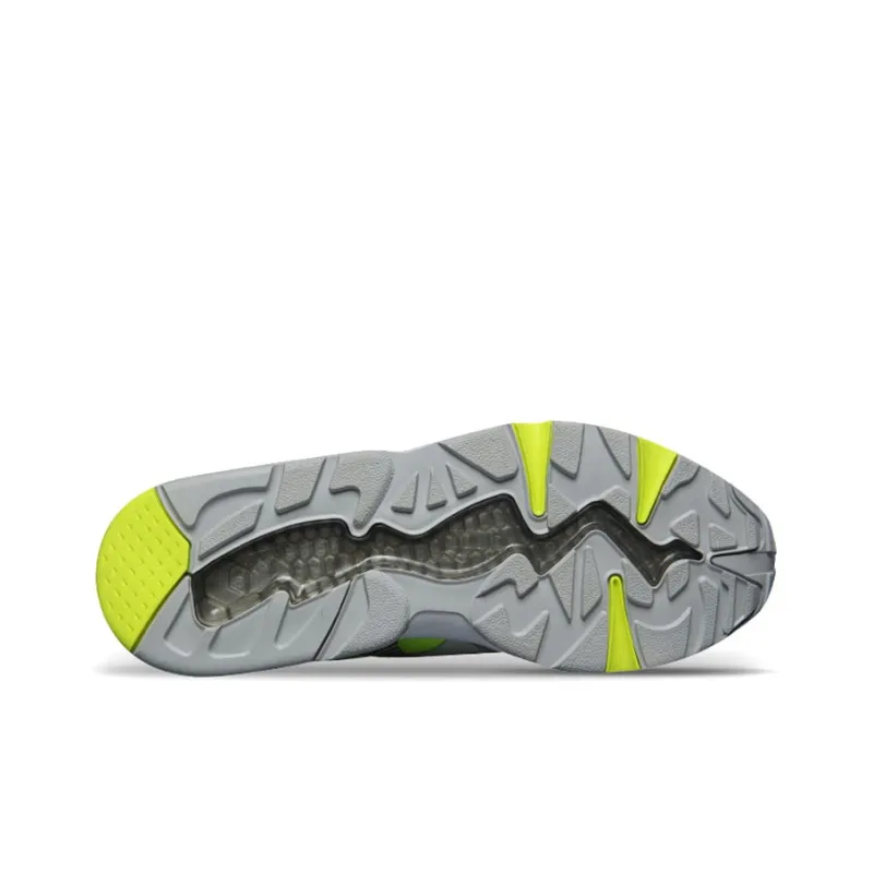PUMA R698 Progressive Lace Up Running Shoes Grey/Green-3