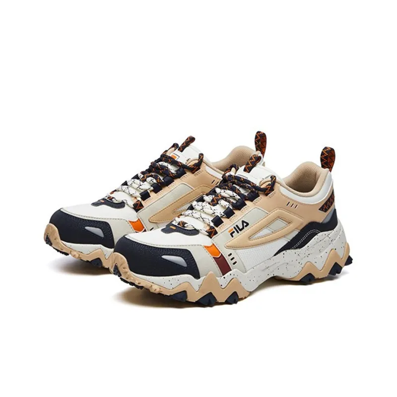 FILA FUSION Casual Shoes Men Low Top Beige Yellow/Micro White-2