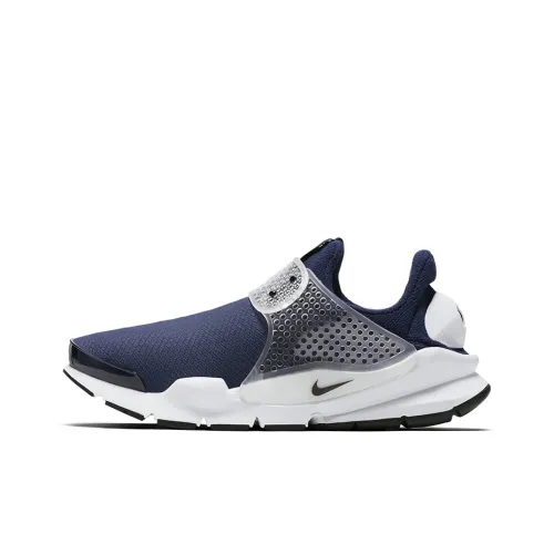 Nike Sock Dart Casual Shoes Women's Low-Top Blue/White/Black