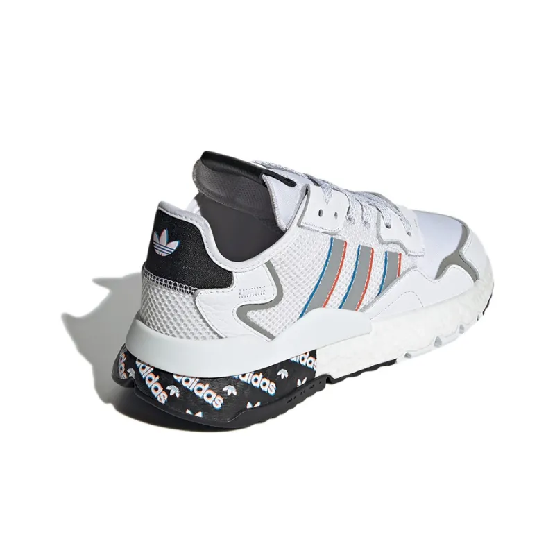 Adidas Originals Nite Jogger 'White Black Silver'-3
