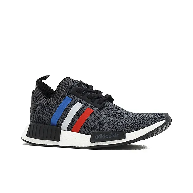 Adidas Originals Nmd R1 Tri Color Stripes Black-2