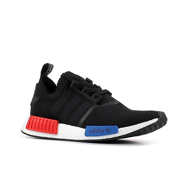 Adidas Nmd R1 Core Black Lush Red-2