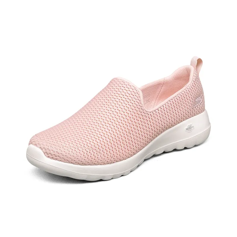Skechers Go Walk Joy Breathable Low Top Casual Shoes Women's Peach Pink-2
