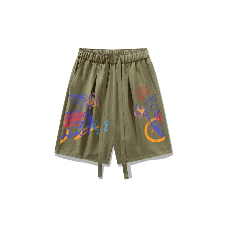 B.X Casual Shorts Unisex-12