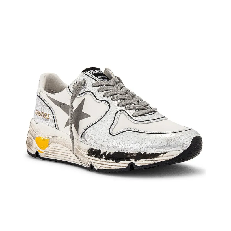 Golden Goose Running Sole Silver Women's-2