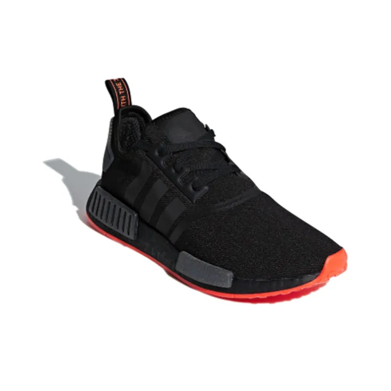 Adidas Originals Nmd R1 Core Black Solar Red-1