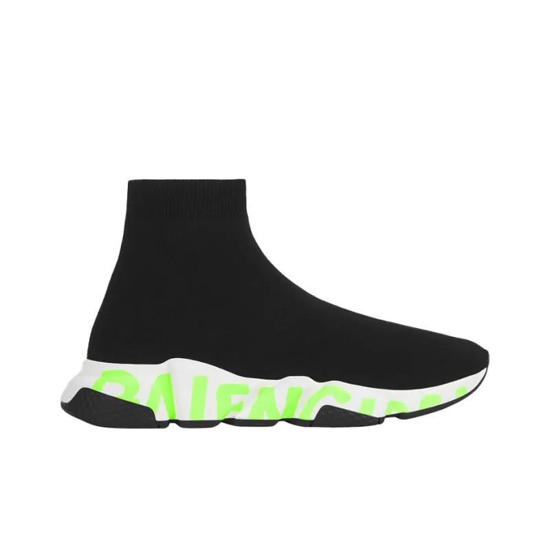 Balenciaga Speed Black Fluo Green-1