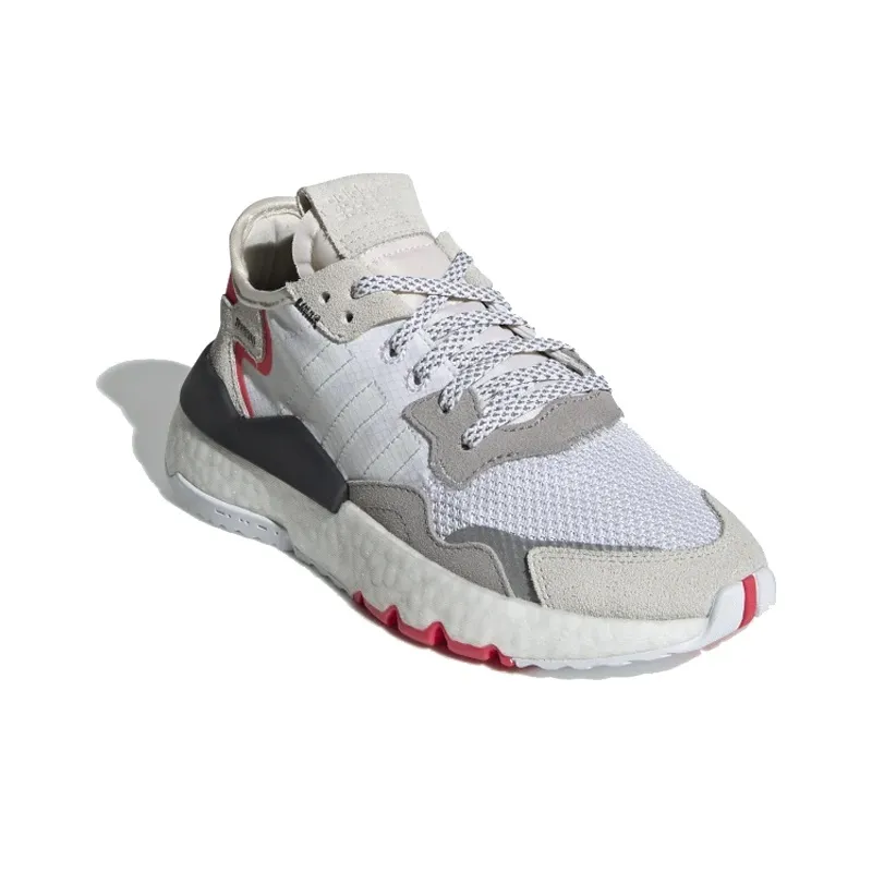 Adidas Originals Nite Jogger J 'White Shock Red' Gs-2