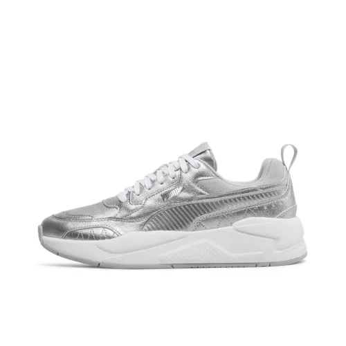 PUMA X-Ray 2 Casual Shoes Unisex Low-Top Silver/White