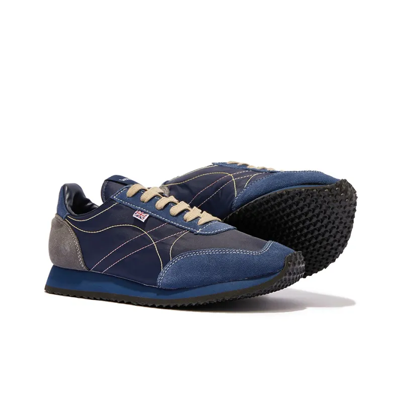 Norman Walsh TDL Cushioning Abrasion Resistant Balance Lightweight Low Top Casual Shoes Unisex Navy Blue & Asphalt Gray-3