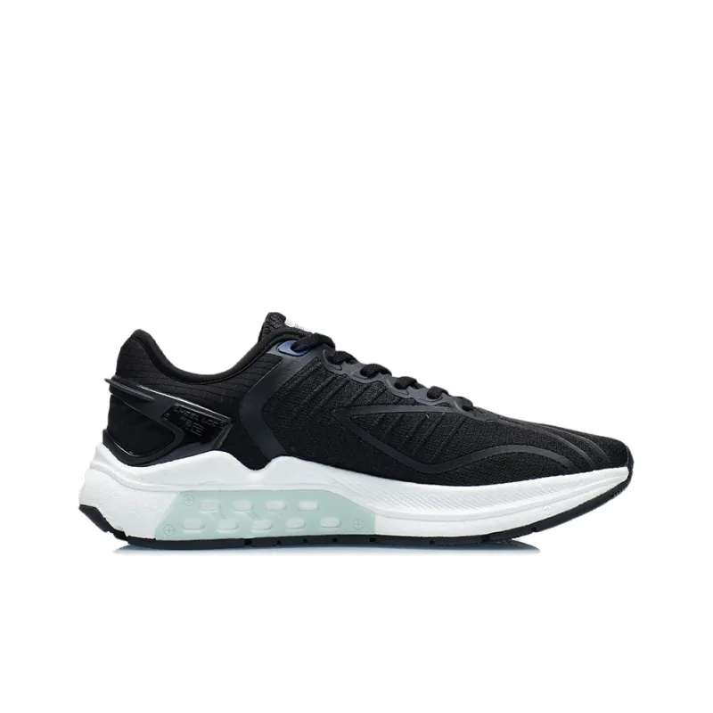 LiNing Furious Rider 5.0 Cushioning Anti-Slip And Wear-Resistant Low-Top Sports Casual Shoes Black White Silver-1