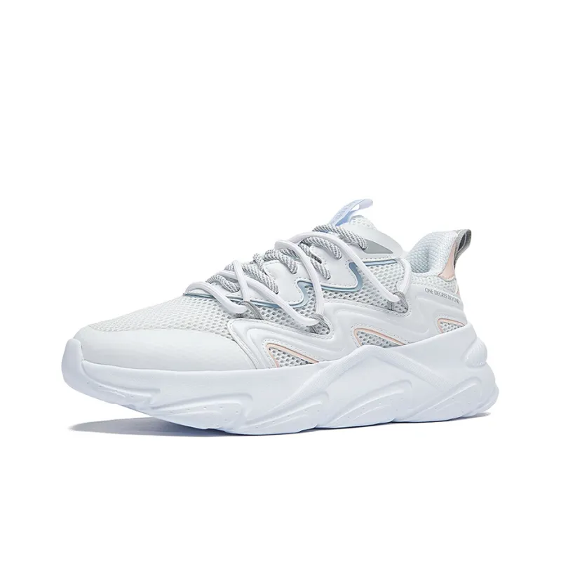 361° Casual Shoes Women's Low-Top White/Pink-1