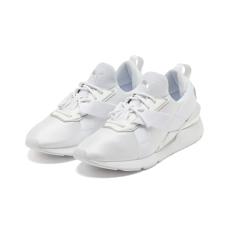 PUMA Muse X3 'White Metallic Silver' Women's-2