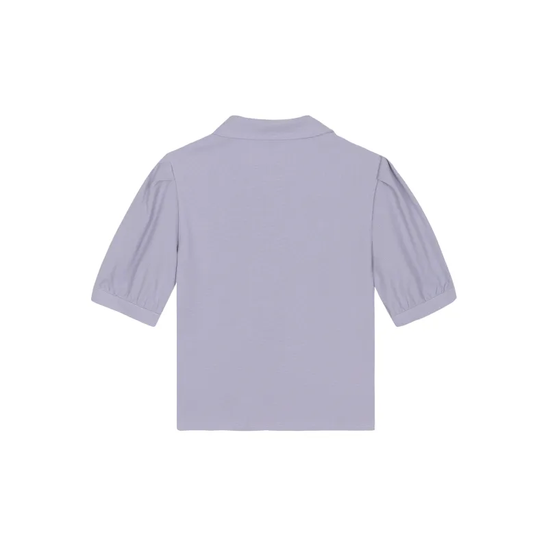 EIDOLON GRAIN Crop Tops Women's Purple-1