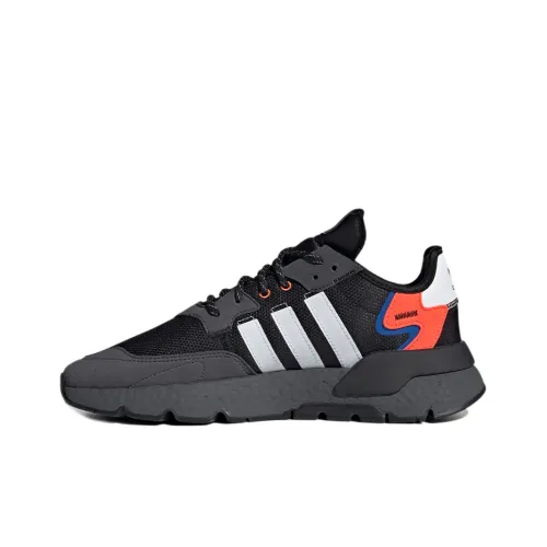 Adidas Originals Nite Jogger Casual Shoes Unisex Low-Top Gray/White/Red/Blue