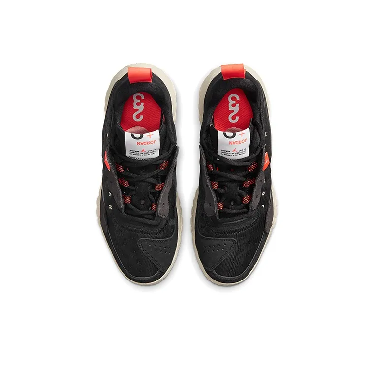 Air Jordan Delta 2 Sneakers Black/Orange Women's-3
