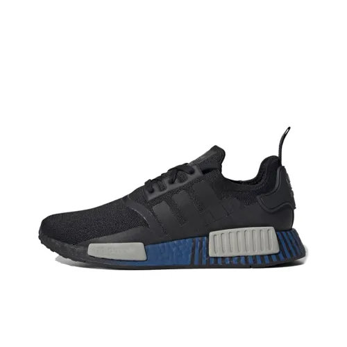 Adidas NMD R1 Black Metal Grey Lush Blue