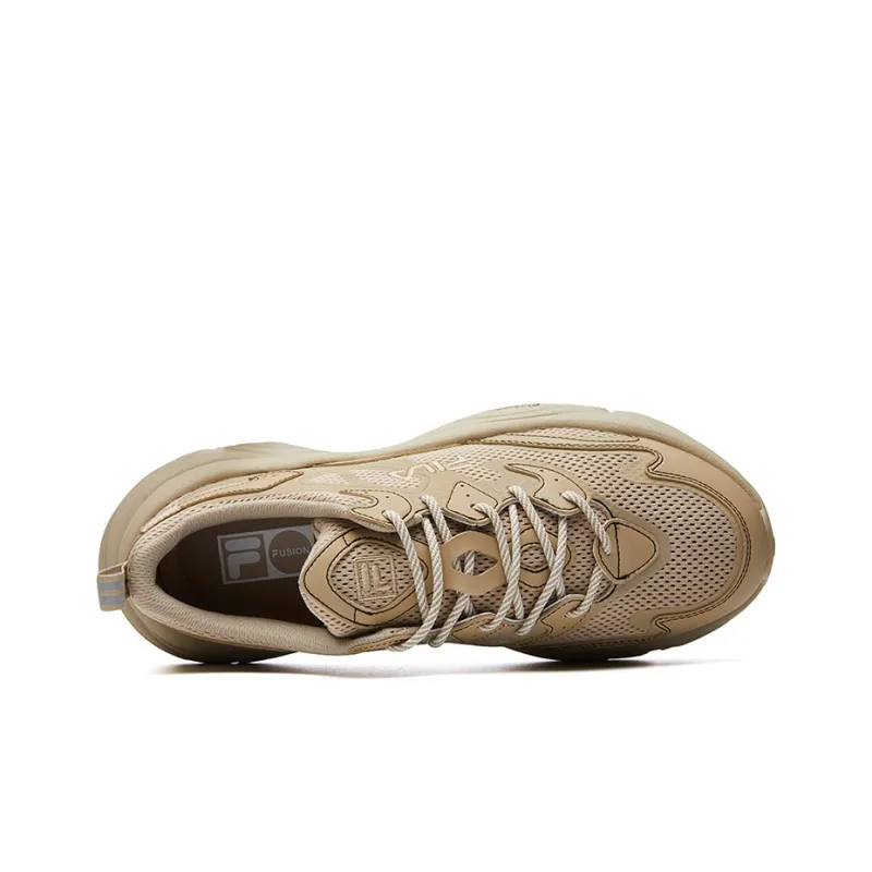 FILA FUSION MARS Cushioning Anti Slip Wear Resistant Breathability Low Top Casual Shoes Men's Sandy-4